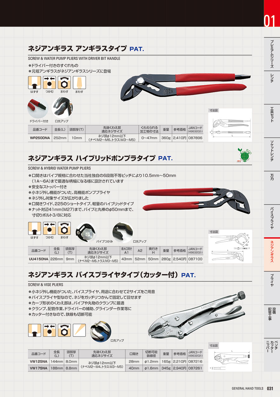 ロブテックス作業工具カタログ Misumi Vona ミスミの総合webカタログ