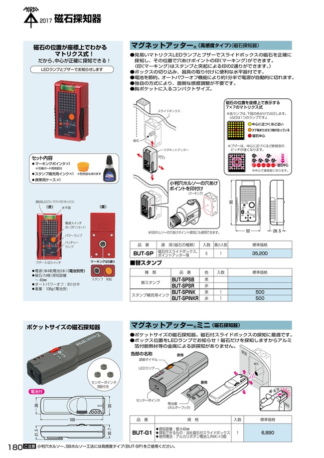 Magnet Finder (High Sensitivity Type) (Magnet Detector) | MIRAI