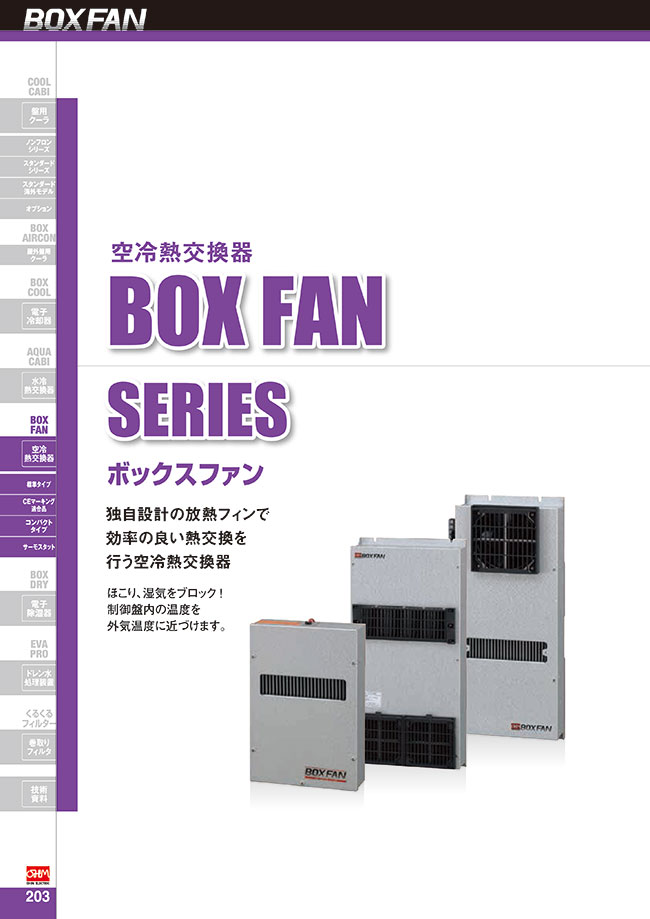 OC-28S-A200 | Air-Cooled Heat Exchanger BOX FAN Series | OHM